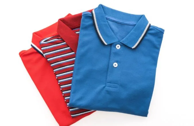 Men's pique polo shirt