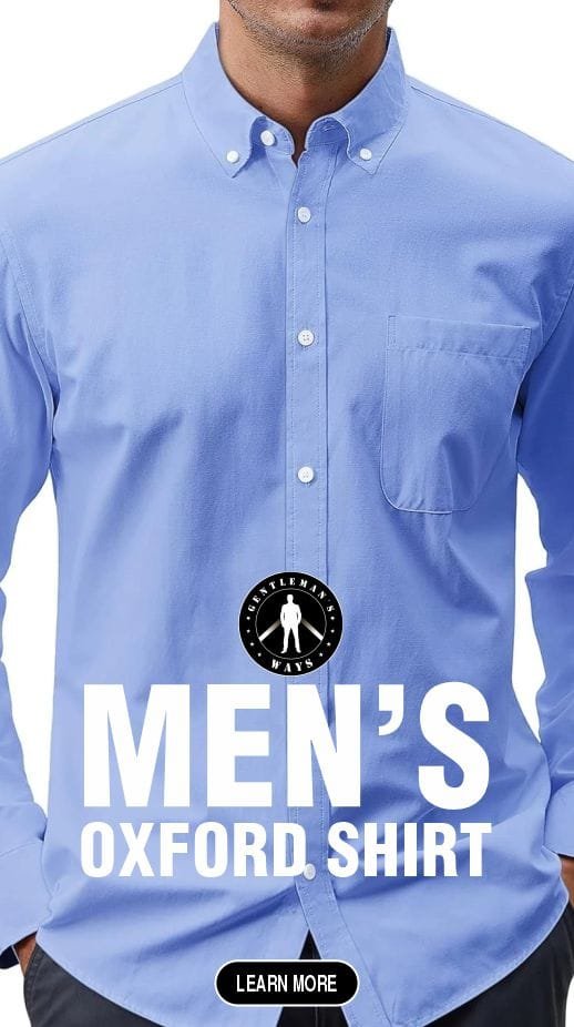 An oxford shirt for men