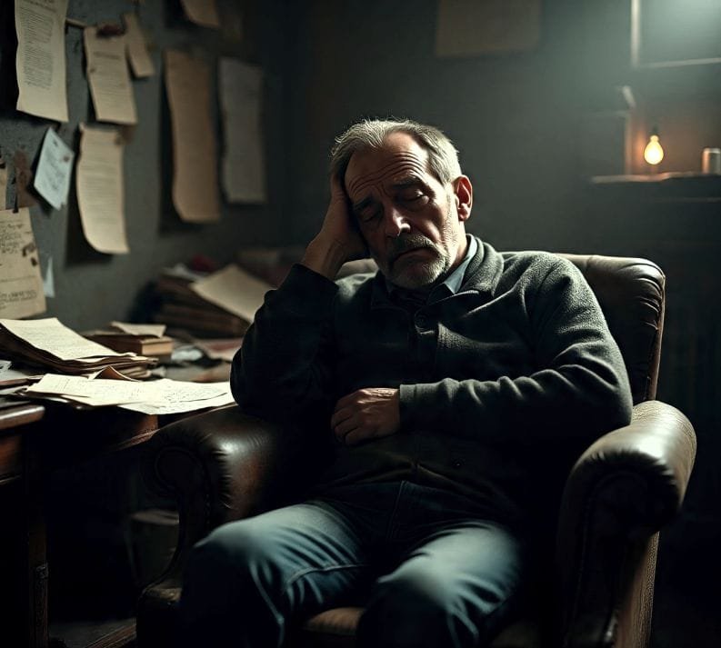 Low Testosterone in Men depicted in a man