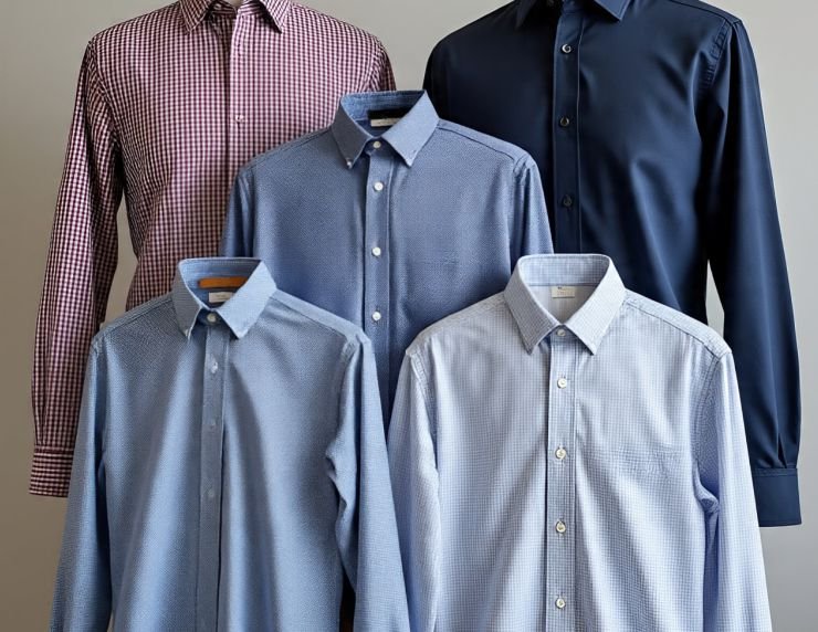 Different men's shirts for work