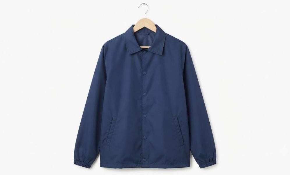 Coach jacket - a type of men's casual jacket