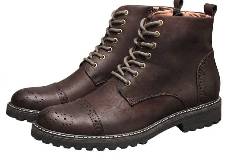 A typical men's leather boot