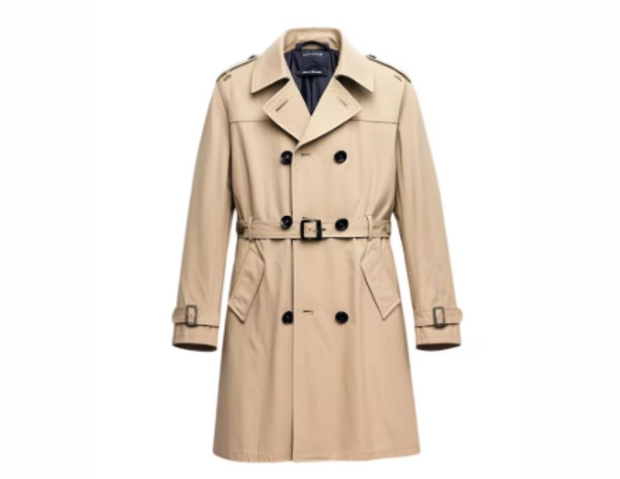 A light brown men's overcoat 