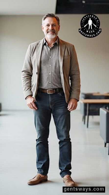 Business Casual for Casual Fridays for 50 plus men