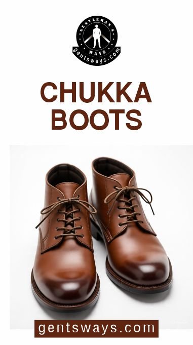 Brown chukka boots