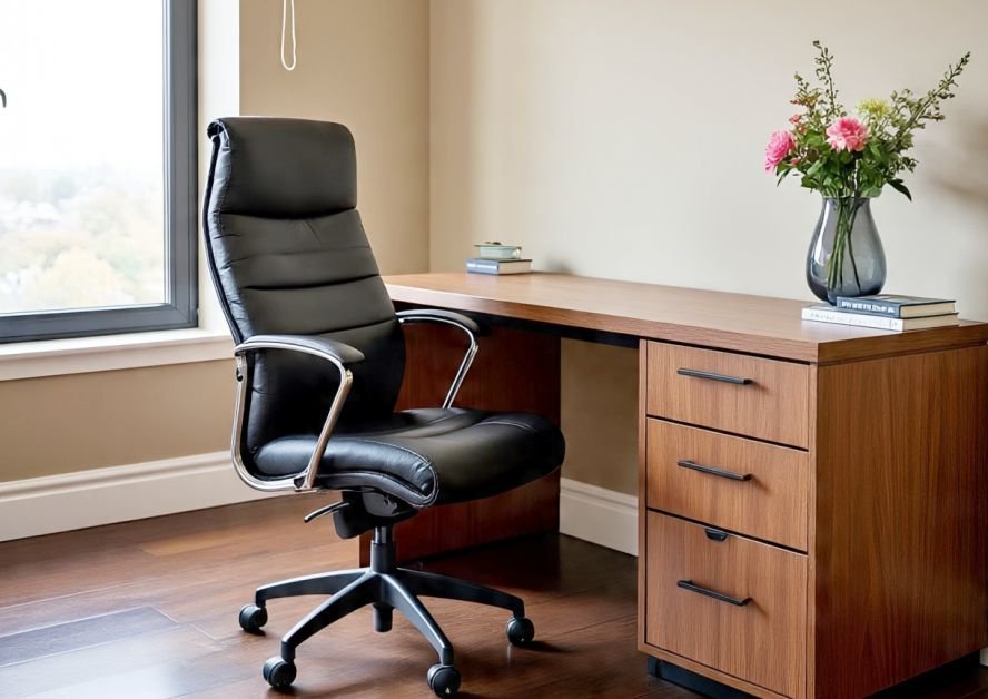 Chair and desk for men's home office