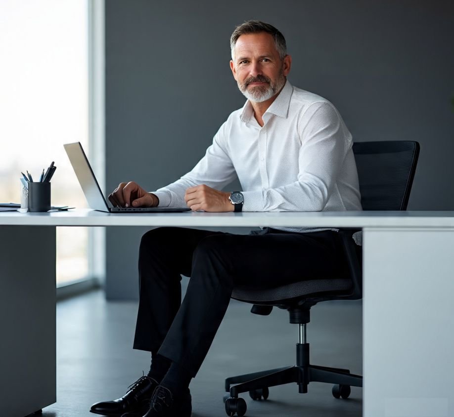 Smart Office Outfit for Men in Their 50s