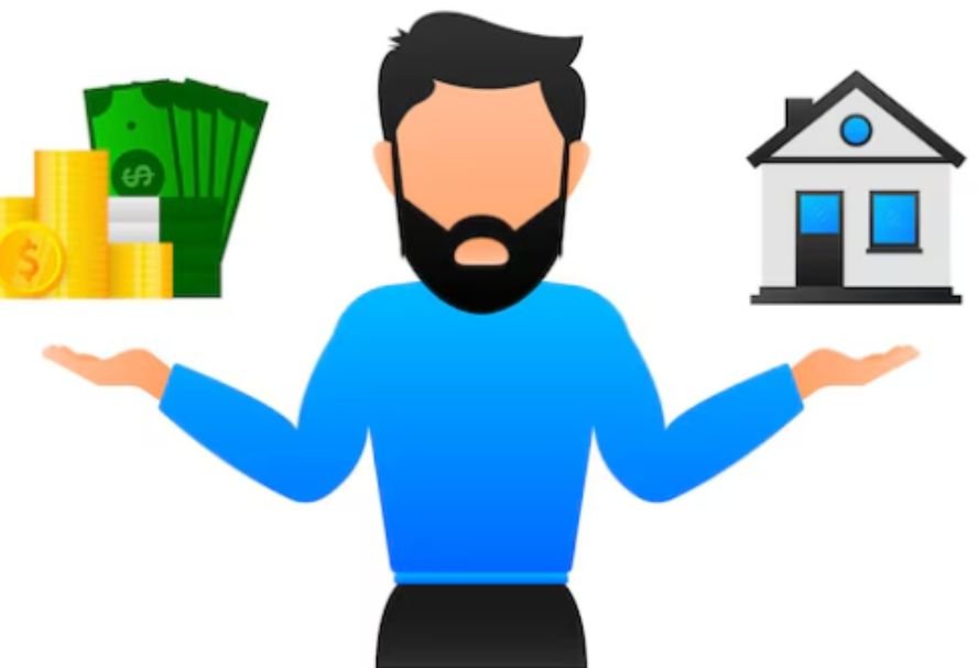 A man who is living off real estate investments