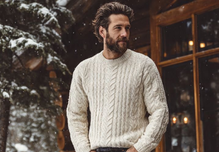 Cable knit sweaters