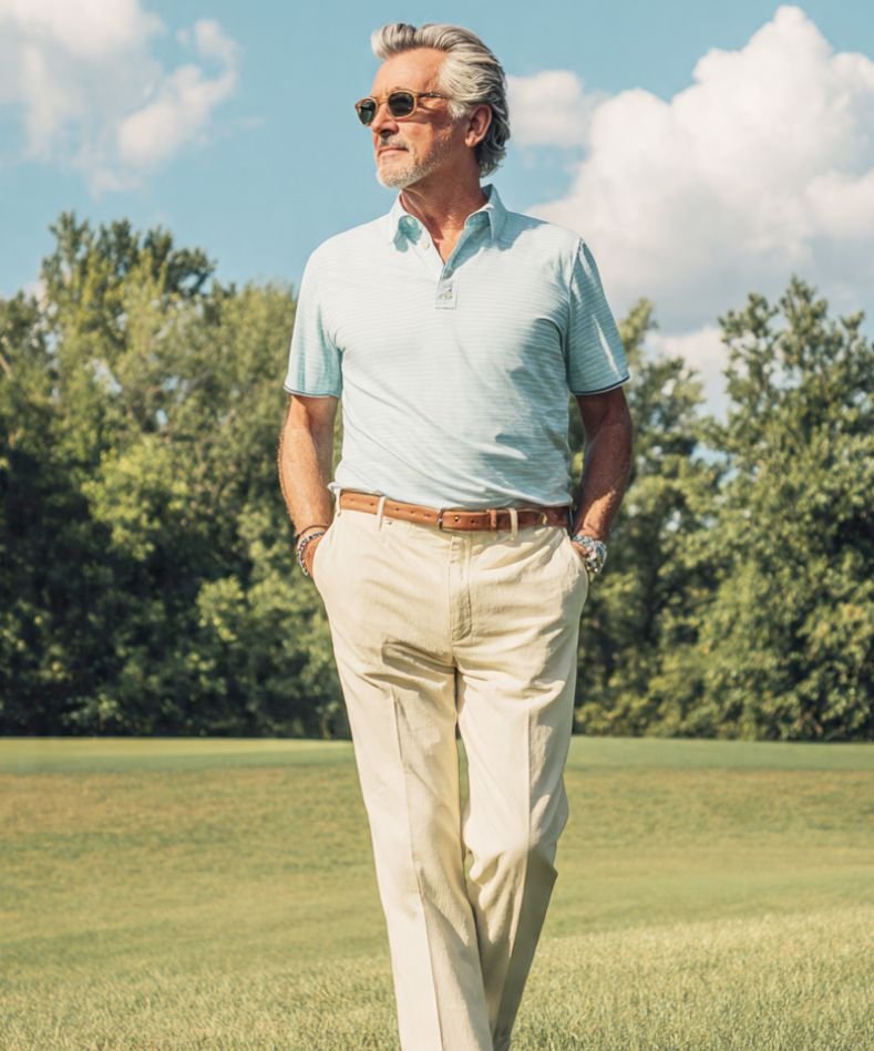 Older men's golf pant