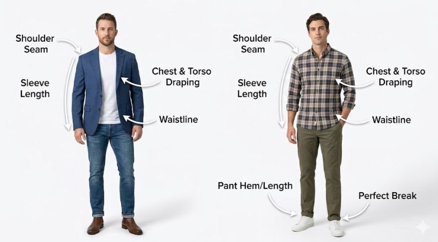 How men's clothes should fit