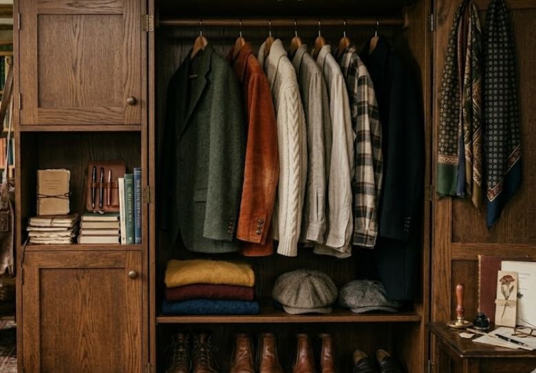 Poetcore wardrobe for men