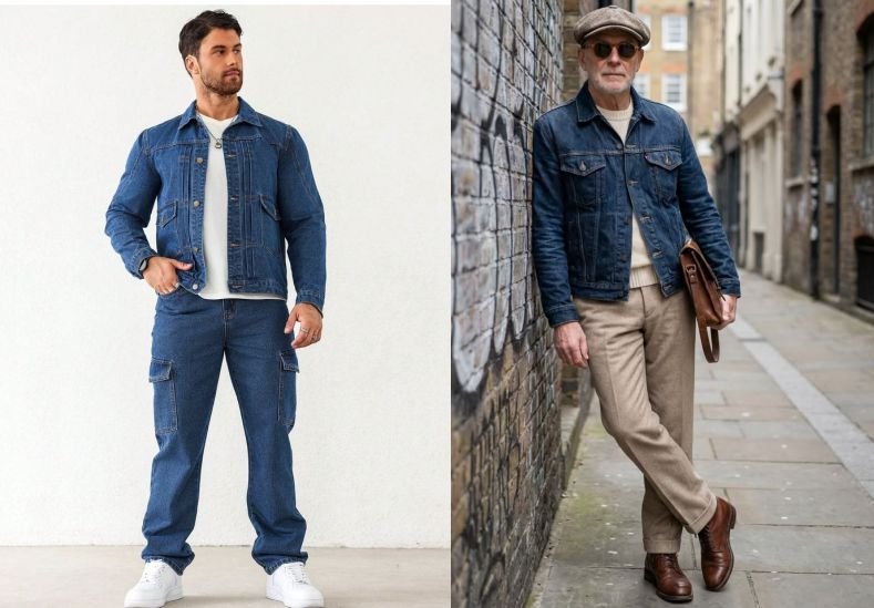 Old money denim style for men