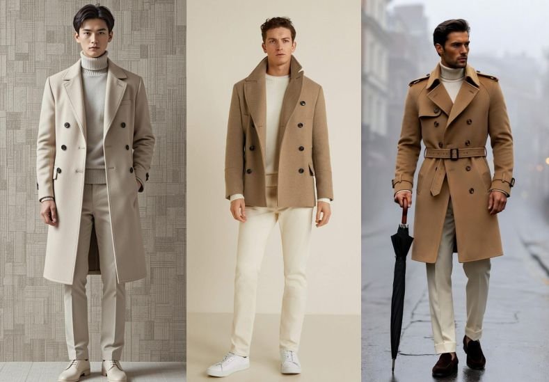 Old money style men's outerwear