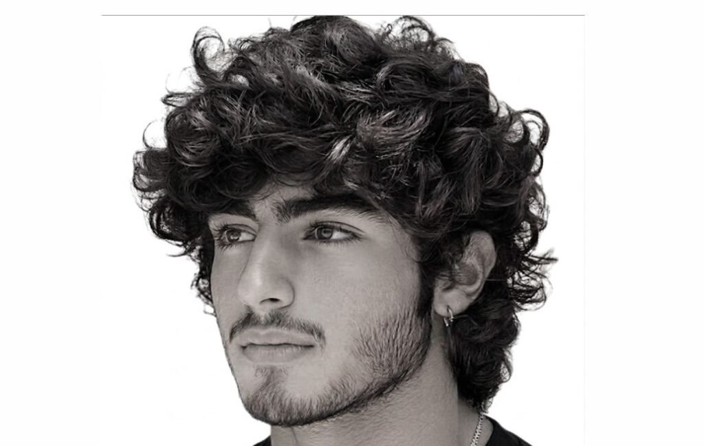 Soft perm waves for men