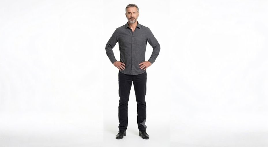 A man in his 40s