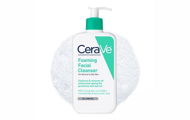 CeraVe Foaming facial cleanser for older men