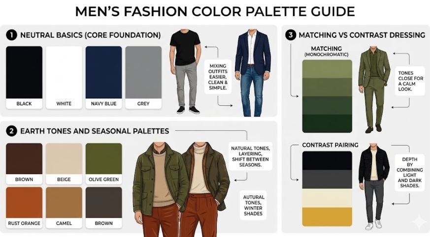 Men's fashion color guide