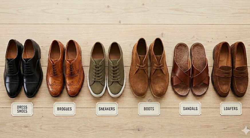 Men's shoe types