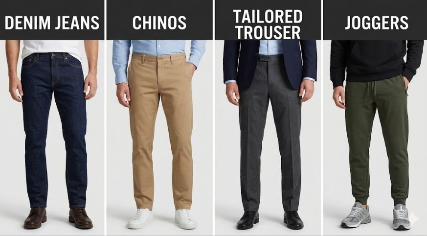 Men's trouser/pant styles