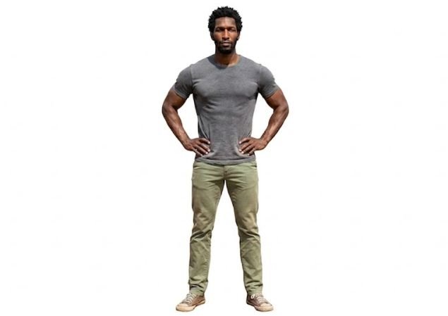 A man with the mesomorph body type