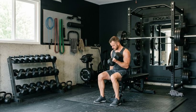 A typical Home Gym Setup Ideas for Men