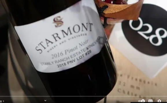 Sparkling red - California Pinot Noir wine