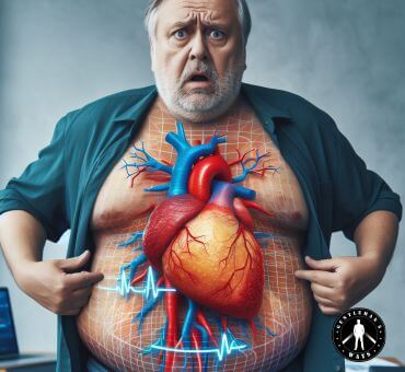 An older gentleman suffering from heart disease