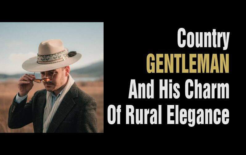 A country gentleman in his elegance