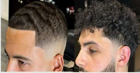 Different variations of the crew cut