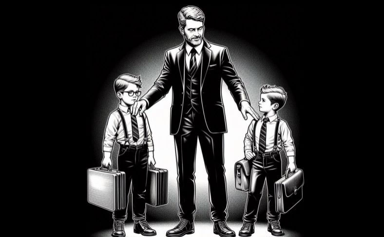 How to raise gentlemen: A dad teaching his sons responsibility