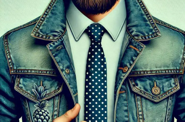 A man who knows how to style men's denim jackets