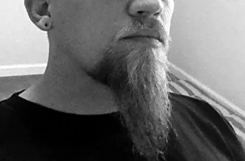 Long goatee