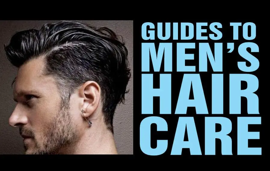 A dark rich hair that has been receiving men's hair care