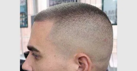 Military crew cut demonstrating how neat and responsible it looks