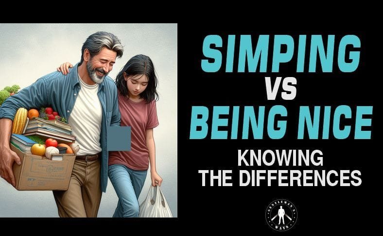Simping vs being nice