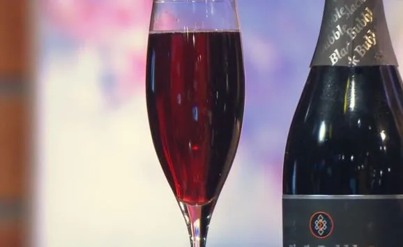 Characteristics of sparkling red wine