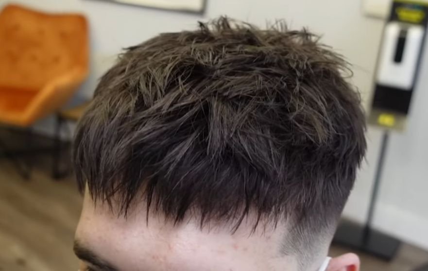 The rough textured haircut