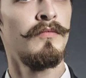 A gentleman with the Van Dyke beard style