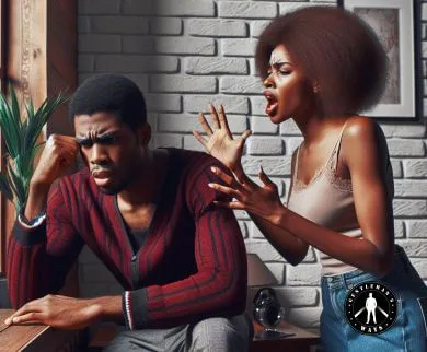 A woman belittling her husband and ripping off his masculinity