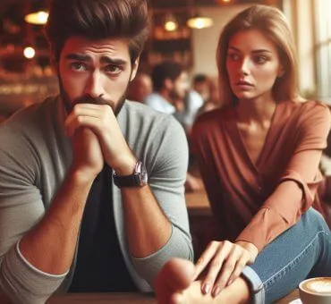 A man showing signs of the emasculation of men